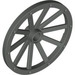 LEGO Dark Gray Wagon Wheel Ø43 x 3.2 with 10 Spokes (33211)