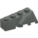 LEGO Dark Gray Wedge 2 x 4 Sloped Left (43721)