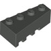 LEGO Dark Gray Wedge Brick 2 x 4 Right (41767)