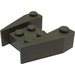 LEGO Dark Gray Wedge Brick 3 x 4 with Stud Notches (50373)