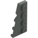 LEGO Mørk grå Kile Plate 2 x 4 Vinge Venstre (41770)