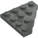 LEGO Dark Gray Wedge Plate 4 x 4 Corner (30503)