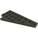 LEGO Gris foncé Coin assiette 4 x 8 Aile Droite avec encoche pour tenon en dessous (3934)
