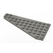 LEGO Dark Gray Wedge Plate 7 x 12 Wing Right (3585)