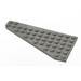 LEGO Dunkelgrau Keil Platte 7 x 12 Flügel Recht (3585)