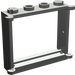 LEGO Dark Gray Window Frame 1 x 4 x 3 with Shutter Tabs (3853)