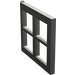 LEGO Donkergrijs Venster Pane 2 x 4 x 3  (4133)