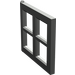 LEGO Dark Gray Window Pane 2 x 4 x 3  (4133)