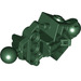 LEGO Vert foncé Bionicle Vahki Lower Jambe Section avec Deux Balle Joints et Trois Épingle des trous (47328)