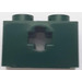LEGO Dark Green Brick 1 x 2 with Axle Hole (&#039;+&#039; Opening and Bottom Stud Holder) (32064)