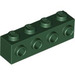 LEGO Dark Green Brick 1 x 4 with 4 Studs on One Side (30414)