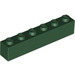 LEGO Dark Green Brick 1 x 6 (3009 / 30611)