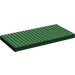 LEGO Dark Green Brick 10 x 20 without Bottom Tubes, with 4 Side Supports and &#039;+&#039; Cross Support (Early Baseplate)
