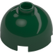 LEGO Dark Green Brick 2 x 2 Round with Dome Top (Safety Stud, Axle Holder) (3262 / 30367)