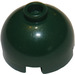 LEGO Dark Green Brick 2 x 2 Round with Dome Top (with Axle Holder) (3262 / 30367)