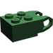 LEGO Dark Green Brick 2 x 2 with Ball Socket and Axlehole (Wide Reinforced Socket) (62712)