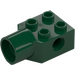 LEGO Dark Green Brick 2 x 2 with Hole and Rotation Joint Socket (48169 / 48370)