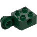 LEGO Dark Green Brick 2 x 2 with Hole, Half Rotation Joint Ball Vertical (48171 / 48454)