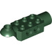 LEGO Donkergroen Steen 2 x 3 met Horizontaal Scharnier en Stopcontact (47454)