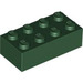 LEGO Vert foncé Brique 2 x 4 (3001 / 72841)