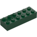 LEGO Dark Green Brick 2 x 6 (2456 / 44237)