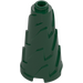 LEGO Dark Green Cone 2 x 2 x 3 with Spikes and Completely Open Stud (28598)