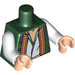 LEGO Donkergroen Cook Torso (973 / 76382)