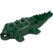 LEGO Dark Green Crocodile 4 x 9 Body (18904)