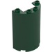 LEGO Dark Green Cylinder 2 x 4 x 5 Half (35313 / 85941)