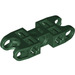 LEGO Dark Green Double Ball Connector 5 with Vents (47296 / 61053)