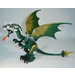 LEGO Mørkegrøn Dragon with Green Head and Armour