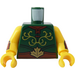 LEGO Dark Green Female Centaur torso (973)