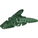 LEGO Dark Green Foot 7 x 10 x 2 with Spikes (53568)