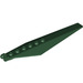 LEGO Dark Green Hinge Plate 1 x 12 with Angled Sides and Tapered Ends (53031 / 57906)