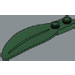 LEGO Dark Green Leaf 2 x 6 x 1 (3565)