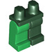 LEGO Dunkelgrün Minifigure Hüften mit Dark Green Links Bein und Green Recht Bein (3815 / 73200)