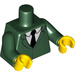 LEGO Dark Green Mr. Burns Minifig Torso (973 / 88585)