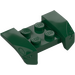 LEGO Dark Green Mudguard Plate 2 x 4 with Overhanging Headlights (44674)