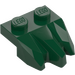 LEGO Dark Green Plate 1 x 2 with 3 Rock Claws (27261)