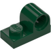 LEGO Dark Green Plate 1 x 2 with Pin Hole (11458)