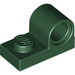 LEGO Dark Green Plate 1 x 2 with Pin Hole (11458)
