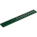 LEGO Donkergroen Plaat 2 x 16 (4282)