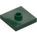 LEGO Dark Green Plate 2 x 2 with Groove and 1 Center Stud (23893 / 87580)