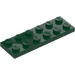 LEGO Mørk grønn Plate 2 x 6 (3795)