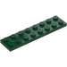 LEGO Dark Green Plate 2 x 8 (3034)