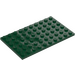 LEGO Dark Green Plate 6 x 10 (3033)