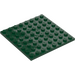 LEGO Donkergroen Plaat 8 x 8 (41539 / 42534)