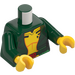 LEGO Dark Green Rogue Minifig Torso (973 / 76382)