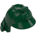 LEGO Dark Green Samurai Helmet with Clip and Long Visor (65037 / 98128)