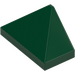 LEGO Dark Green Slope 1 x 2 (45°) Triple with Inside Stud Holder (15571)